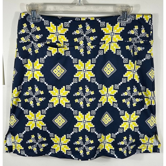 Golftini Pants - Golftini Athletic Skort Women M Medallion Traveler Golf Pickleball Tennis Preppy